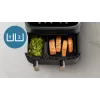 Karšto oro gruzdintuvė Philips 3000 Series Dual Basket Airfryer NA352/00 — 9 L, 2750 W, dviejų krepšelių, 8 programos, 40–200°C