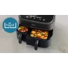 Karšto oro gruzdintuvė Philips 3000 Series Dual Basket Airfryer NA352/00 — 9 L, 2750 W, dviejų krepšelių, 8 programos, 40–200°C