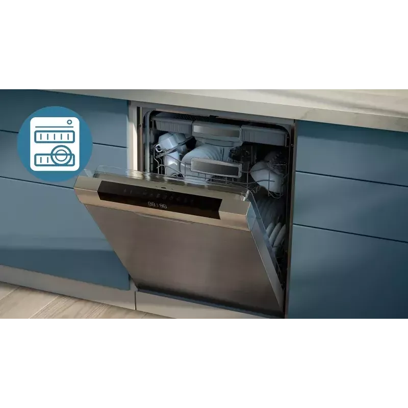 Karšto oro gruzdintuvė Philips 3000 Series Dual Basket Airfryer NA352/00 — 9 L, 2750 W, dviejų krepšelių, 8 programos, 40–200°C