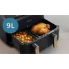 Karšto oro gruzdintuvė Philips 3000 Series Dual Basket Airfryer NA352/00 — 9 L, 2750 W, dviejų krepšelių, 8 programos, 40–200°C