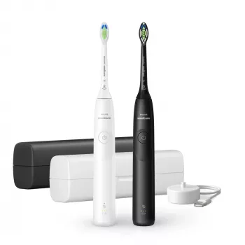 Dantų šepetėlis garsinis Philips Series 5300 HX7109/01 įkraunamas 2 rankenos, 2 šepetėlių galvutės, 62 000 judesių/min, 2 greičiai, kelioninis dėklas