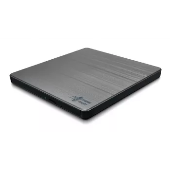 HITACHI-LG DATA STORAGE GP60NW60 nešiojamas DVD įrašymo įrenginys, USB 2.0, sidabrinis