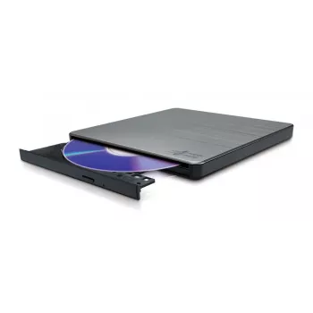 HITACHI-LG DATA STORAGE GP60NW60 nešiojamas DVD įrašymo įrenginys, USB 2.0, sidabrinis