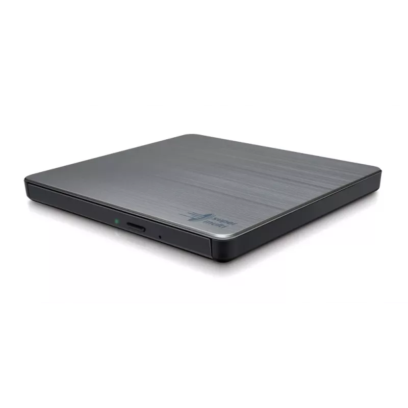 HITACHI-LG DATA STORAGE GP60NW60 nešiojamas DVD įrašymo įrenginys, USB 2.0, sidabrinis