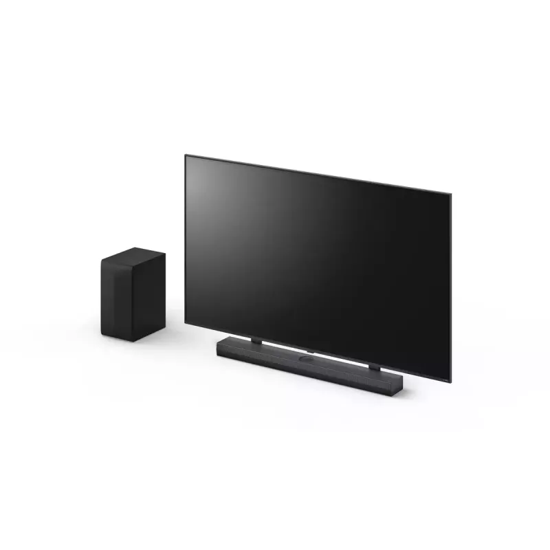LG S70TY garso juosta — 320W, laidinis ir belaidis ryšys, 5 garsiakalbiai, juoda