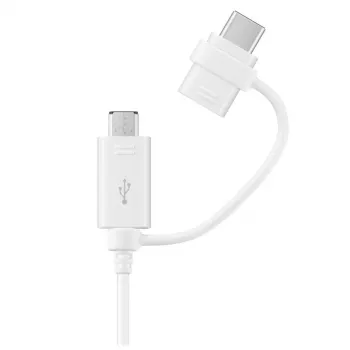 Samsung EP-DG930 USB laidas USB 2.0 1,5 m USB A USB C/Micro-USB B Baltas