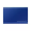 Išorinis SSD Samsung T7 Portable 1 TB, USB-C 3.2 Gen 2, NVMe, AES-256 aparatinė šifravimo, Mėlyna