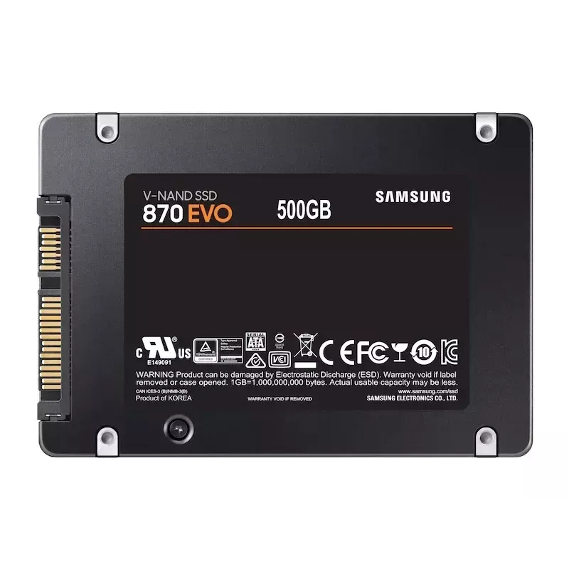 Samsung 870 EVO 500 GB 2,5 colio Serial ATA III V-NAND MLC