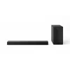 LG S60T Juoda 3.1 kanalo garso juosta su belaidžiu žemų dažnių garsiakalbiu, 340W RMS, Bluetooth 5.3, HDMI ARC, optinis įėjimas, USB