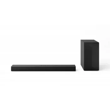 LG S60T Juoda 3.1 kanalo garso juosta su belaidžiu žemų dažnių garsiakalbiu, 340W RMS, Bluetooth 5.3, HDMI ARC, optinis įėjimas, USB