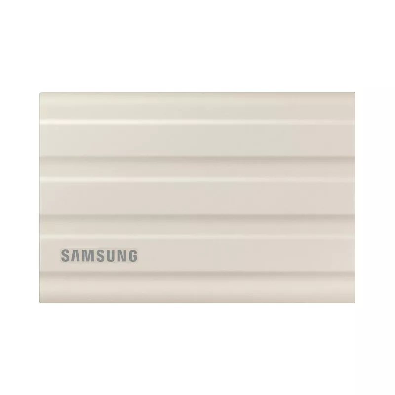 Išorinis SSD Samsung MU-PE1T0K 1TB, nešiojamas NVMe USB Type-C 3.2 Gen 2, smėlio spalvos, guminis korpusas, atsparus vandeniui