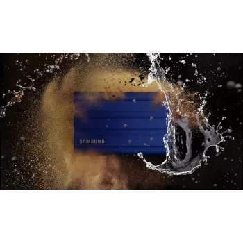 Išorinis SSD Samsung MU-PE1T0R 1 TB USB Type-C 3.2 Gen 2 (NVMe), mėlynas, guminis korpusas