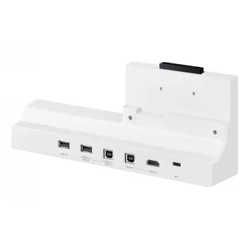 Samsung Flip4 prijungimo dėklas pilka/balta USB-A USB-B USB-C
