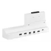 Samsung Flip4 prijungimo dėklas pilka/balta USB-A USB-B USB-C
