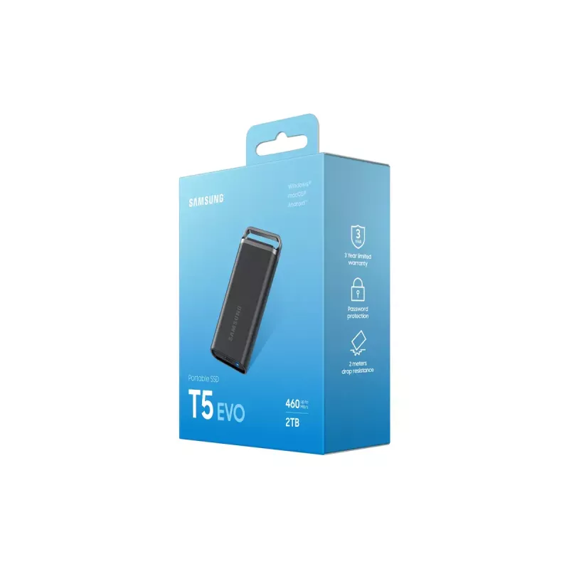Samsung 2TB nešiojamas SSD diskas USB 3.2 Gen 1 MU-PH2T0S