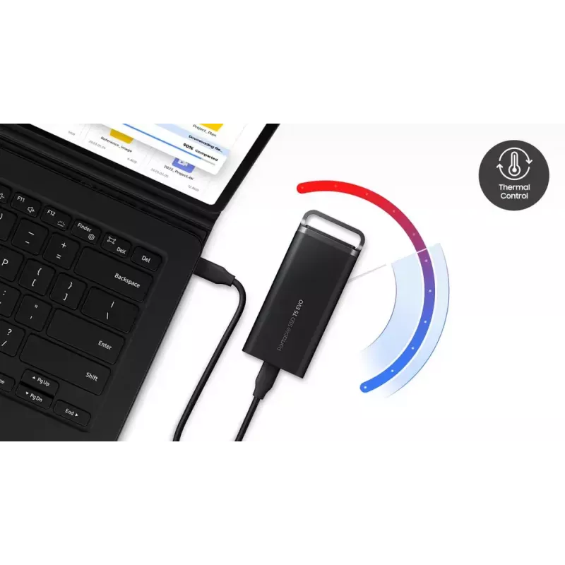 Samsung MU-PH4T0S 4 TB 3.2 Gen 1 (3.1 Gen 1) Juoda