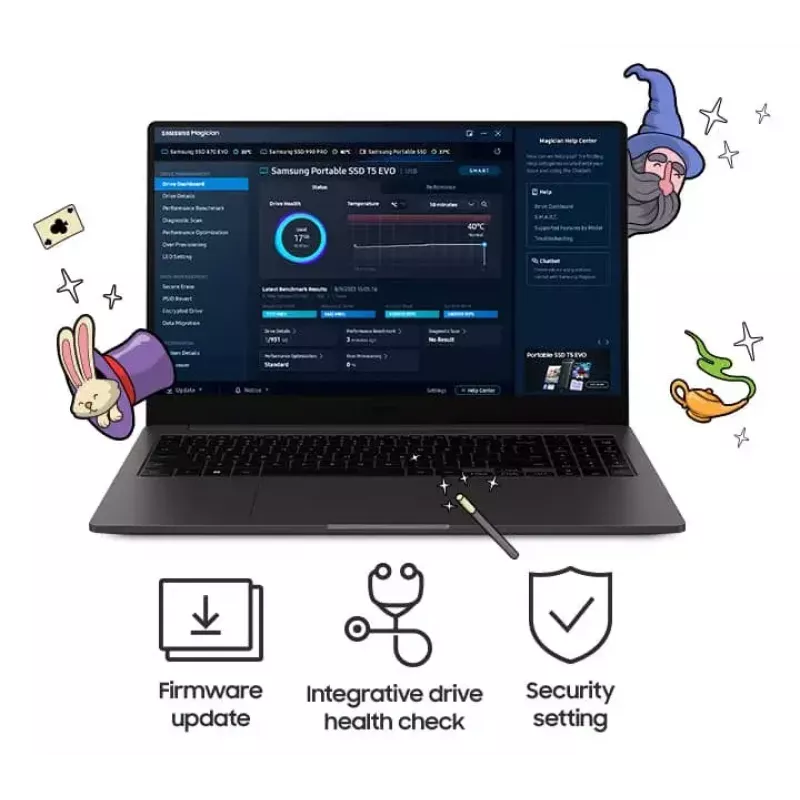 Samsung MU-PH4T0S 4 TB 3.2 Gen 1 (3.1 Gen 1) Juoda