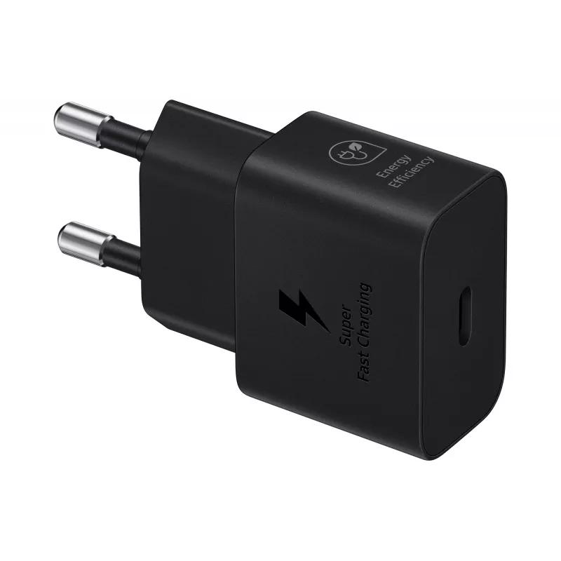 Samsung EP-T2510 25W USB-C greitasis kroviklis, juodas, 1 m laidas