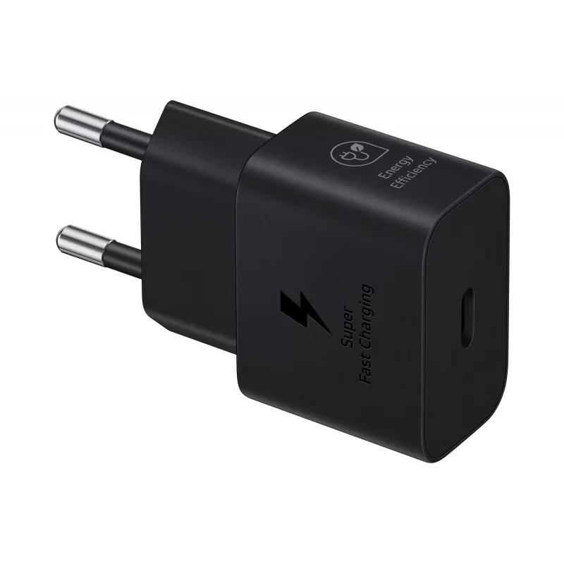 Samsung EP-T2510 25W USB-C greitasis kroviklis, juodas, 1 m laidas