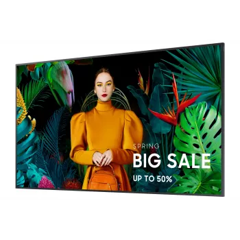 Samsung QH75C skaitmeninis ekranas 190,5 cm (75 colių) LCD Wi-Fi 700 cd/m² 4K Ultra HD juodas Tizen 24/7