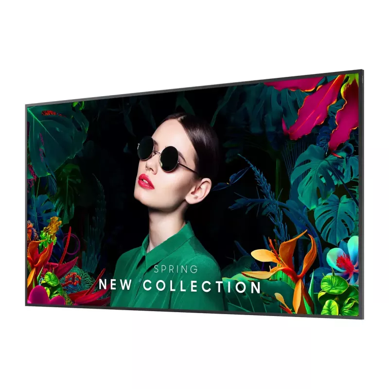 Samsung QM55C skaitmeninės reklamos plokščias skydelis 139,7 cm (55 colių) LCD Wi-Fi 500 cd/m² 4K Ultra HD juodas Tizen 24/7