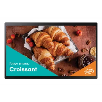 Samsung QB24C-T skaitmeninis stendas 61 cm (24 col.) LED Wi-Fi 250 cd/m² Full HD juodas liečiamas ekranas su įmontuotu procesoriumi Tizen 7.0 16/7