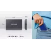 Nešiojamas SSD Samsung MU-PC4T0T 4TB USB Type-C 3.2 Gen 2, 1050/1000 MB/s, AES-256 aparatinis šifravimas, atsparus kritimams