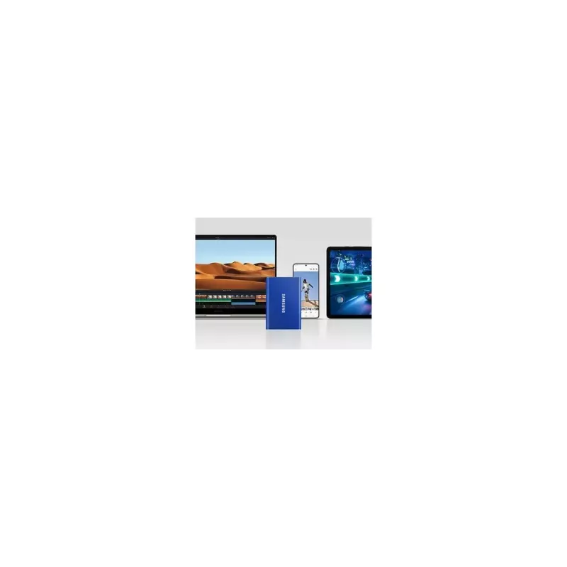 Nešiojamas SSD Samsung MU-PC4T0T 4TB USB Type-C 3.2 Gen 2, 1050/1000 MB/s, AES-256 aparatinis šifravimas, atsparus kritimams
