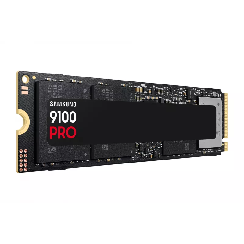 SSD M.2 Samsung 9100 PRO 4 TB PCIe 5.0 NVMe — 2280, Skaitymas 14800 MB/s, Rašymas 13400 MB/s, V-NAND TLC