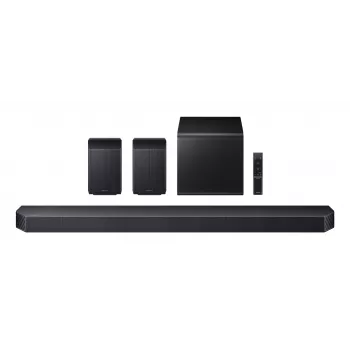 Samsung HW-Q930F 9.1.4 kanalų 580 W juoda garso juosta su belaidžiu žemų dažnių garsiakalbiu