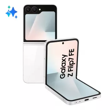 Samsung Galaxy Z Flip7 FE 17 cm (6,7 colio) sulankstomas išmanusis telefonas 5G 8 GB 128 GB 4000 mAh Baltas