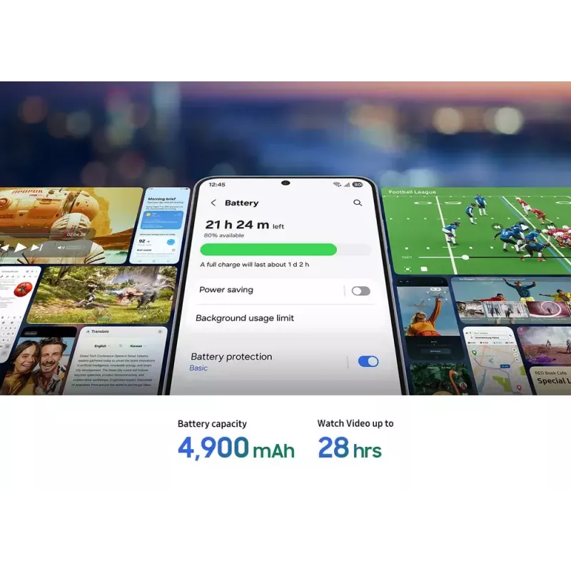 Išmanusis telefonas Samsung Galaxy S25 FE 6.7 colių 128GB Mėlynas