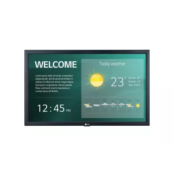 LG 22SM3G-B Skaitmeninės reklamos ekranas 54,6 cm (21,5 inch) IPS Wi-Fi 250 cd/m² Full HD Juodas