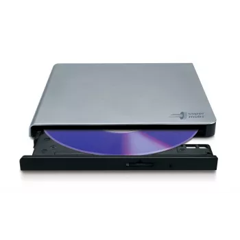 HITACHI-LG DATA STORAGE GP57EB40 USB 2.0 išorinis DVD įrašymo įrenginys, sidabrinis