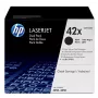 HP 42X 2 rinkinys didelės išeigos juodi originalūs lazeriniai kasečių rinkiniai