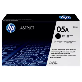 HP 05A Original juodas LaserJet tonerio kasetė, 2300 puslapių, juoda, 1 vnt.