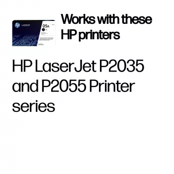 HP 05A Original juodas LaserJet tonerio kasetė, 2300 puslapių, juoda, 1 vnt.