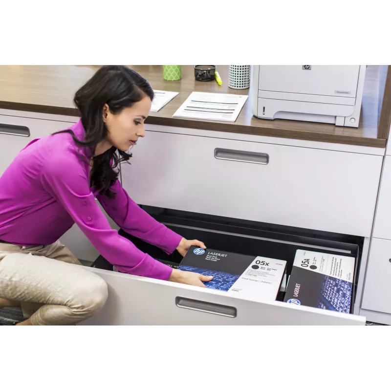 HP 05X High Yield juodas originalus LaserJet tonerių kasetė, 6500 puslapių, juoda, 1 vnt.