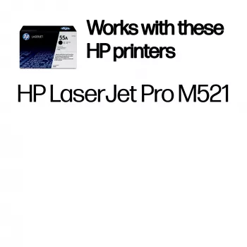 HP 55A juodas originalus lazerinio spausdintuvo kasetė, 6000 puslapių, juoda, 1 vnt.