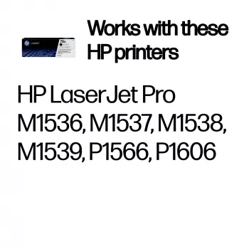HP 78A juodas originalus LaserJet tonerio kasetė, 2100 puslapių, juoda, 1 vnt.