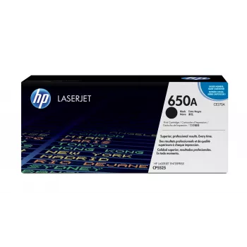 HP 650A Original juodas lazerinio spausdintuvo kasetė