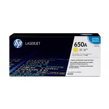 Toneras HP 650A Original Yellow CE272A, 13000 puslapių