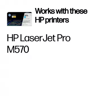 HP 507A Cyan Original LaserJet kasetė, 6000 puslapių, Cyan, 1 vnt.