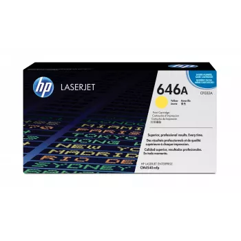 HP 646A geltona originali lazerinė kasetė LaserJet