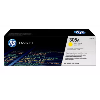 HP 305A geltonas originalus LaserJet toneris, 2600 puslapių, geltona, 1 vnt.