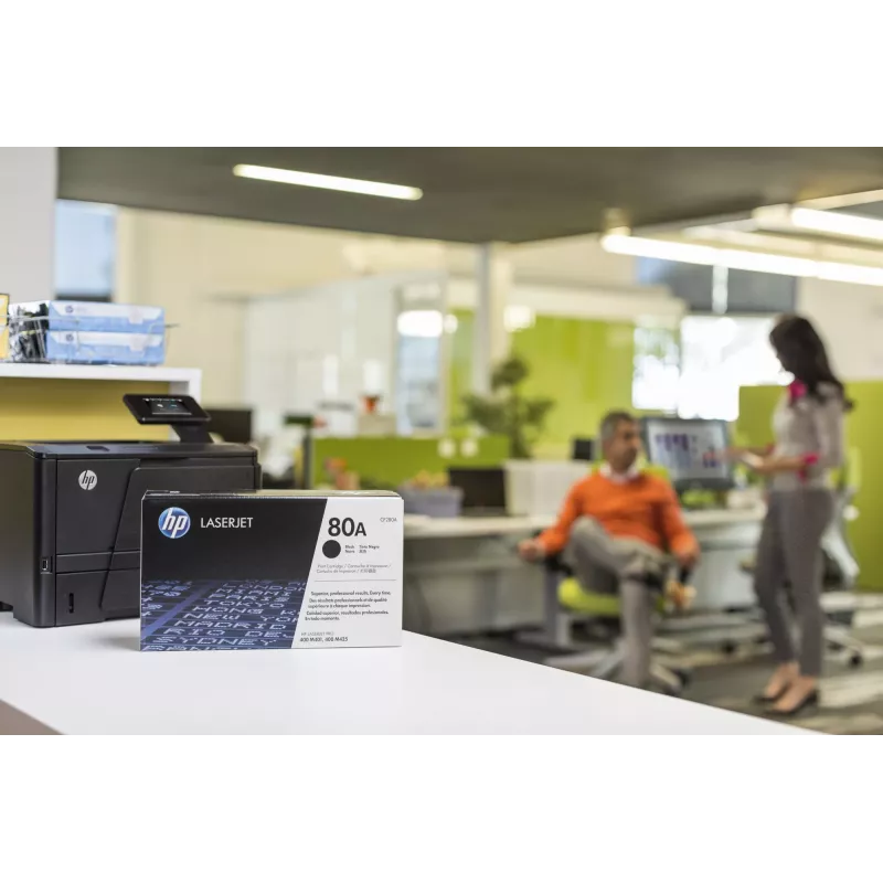 HP 80A juodas originalus LaserJet tonerio kasetė, 2560 puslapių, juoda, 1 vnt.