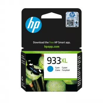 HP 933XL High Yield Original Cyan kasetė, mėlyna, 1 vnt., 825 puslapių