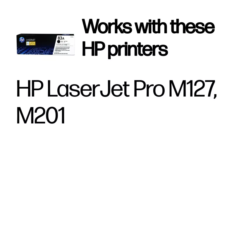 HP 83A (CF283A) Original juodas lazerinis kasetė