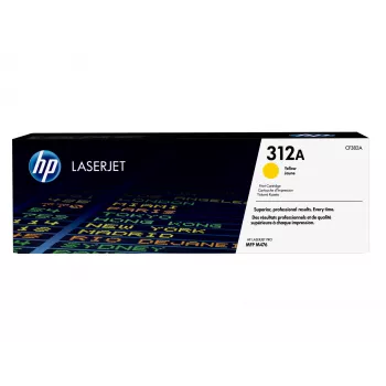HP 312A geltonas lazerinio spausdintuvo kasetė, 2700 puslapių, geltona