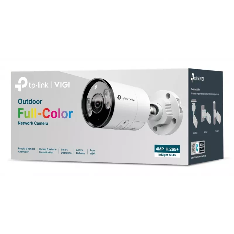 TP-Link INSIGHT S345 lauko IP stebėjimo kamera 2688 x 1520 pikselių, sieninė